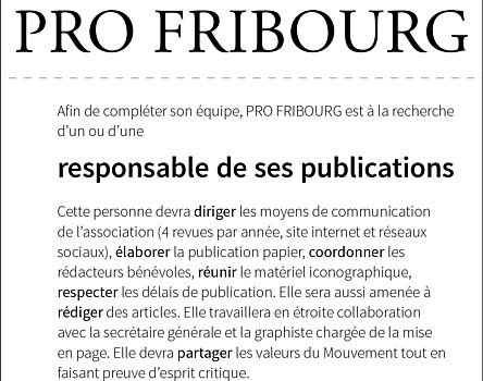 Offre d'emploi